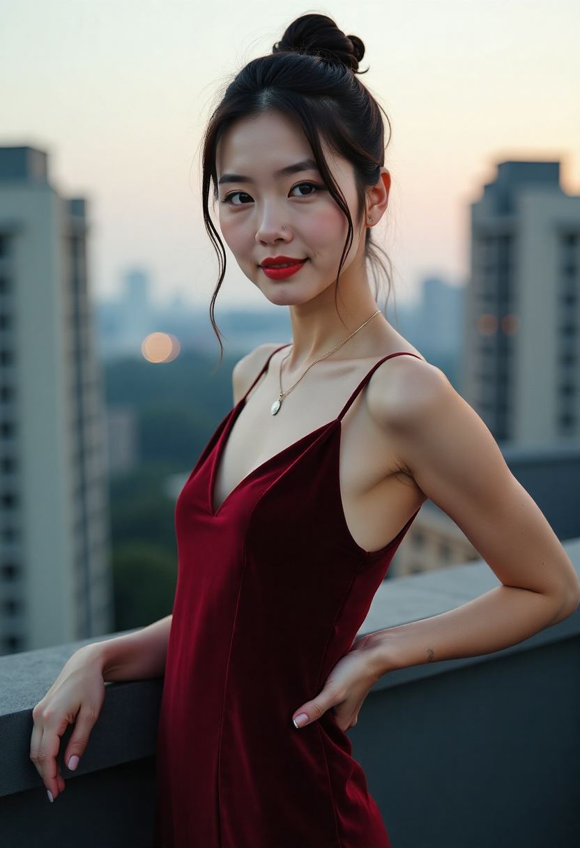 晚风中的厨房